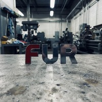 Emblème personnalisé de qualité supérieure en chrome pour véhicule/camion/remorque, en plastique ABS, autocollant, badge de voiture, plaque signalétique extérieure pour véhicule électrique, autocollants de carrosserie BBT