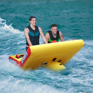 เรือลากเป่าลมแบบกำหนดเอง รูปทรงเลข 7 สำหรับ 2-3-4 คน แบบมีที่นั่งคู่ด้านหลัง สำหรับเรือเร็ว - Product Image 3