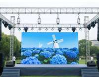 Pantalla LED P3.91 para Exteriores de Alquiler, Gabinete Impermeable de 500x500mm, Alto Brillo, Ideal para Iglesias, Bodas, Escenarios y Video Wall