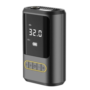 Gonfleur de pneus sans fil rechargeable compact - Mini <span class=keywords><strong>pompe</strong></span> à air portative avec affichage numérique certifiée CE pour voitures et véhicules électriques - Product Image 3
