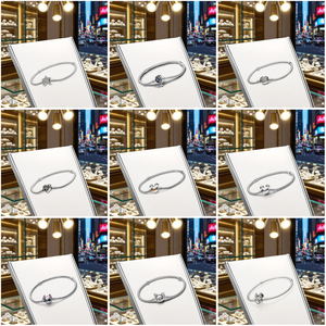 Nuovo <span class=keywords><strong>Bracciale</strong></span> 2025 in <span class=keywords><strong>Argento</strong></span> <span class=keywords><strong>925</strong></span> con Corona e <span class=keywords><strong>Catena</strong></span> a Osso di Serpente a Forma di Cuore, Alta Qualità, Base per Creazioni di Gioielli Fai-da-Te per Donne - Product Image 3