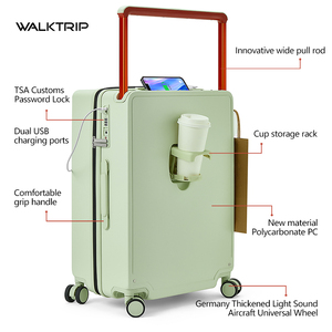 Walktrip 26 pollici Unisex PC Multi-funzionale valigia con Spinner ruote di <span class=keywords><strong>medie</strong></span> dimensioni sportsshipping scatola valigia - Product Image 3