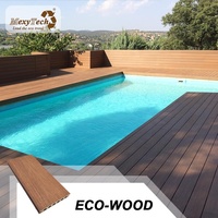 Pont en bois composite pour enfants, tout nouveau, moderne et facile à nettoyer, solide, pour des escaliers d'extérieur, terrasse, piscine, matière solide