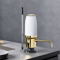 Ensemble Cadeau Aérateur et Verseur de Vin Électrique en Gros, Accessoires de Bar en Verre Transparent, Métal et Plastique, Comprend un Carafe