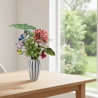 Ins-Style Hochwertige Künstliche Blumenarrangements im Topf aus Polyester für Hochzeit, Heimdekoration, Weihnachten und Muttertag