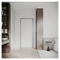 Porte intérieure moderne en MDF massif, écologique, étanche et insonorisée pour bâtiments