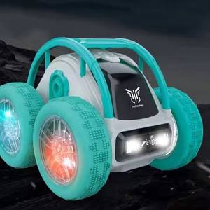 Voiture télécommandée 2.4G RC 4CH pour drift, <span class=keywords><strong>course</strong></span> et cascades, avec rotation à 360° et lumières LED, jouet pour enfants - Product Image 4