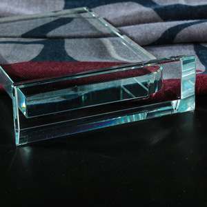 Cadre photo vierge personnalisé en verre cristal avec gravure laser, trophée vierge - Product Image 4