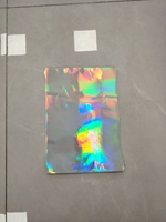 Vente chaude holographique argent autocollant thermique étiquettes étiquette Laser arc-en-ciel métallique vinyle coquille d'oeuf pour l'impression logo et marque