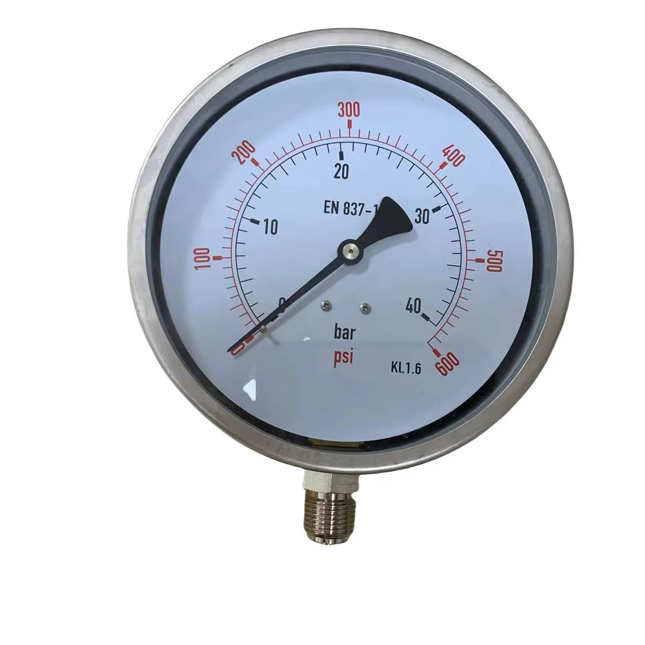 150mm Steam Boiler Pressure Gauge High Temp Custom Logo