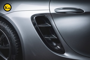 Rejillas de ventilación laterales de fibra de carbono de alta calidad KM, ajuste perfecto para Boxster/<span class=keywords><strong>Cayman</strong></span> 982 <span class=keywords><strong>GTS</strong></span>, mejora las piezas visuales del vehículo - Product Image 5