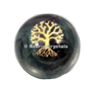 Achetez des sphères d'arbre de vie en pierre d'Unakite de haute qualité |   Sphères de pierres précieuses Unakite en forme de boule de cristal pour la maison et le Feng Shui - Vente en ligne - Product Image 1