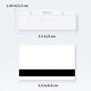Ngang Hoặc Dọc Swipe Từ Sọc Chủ Thẻ Cứng Nhựa Nửa Huy Hiệu ID Chủ Thẻ Truy Cập - Product Image 4