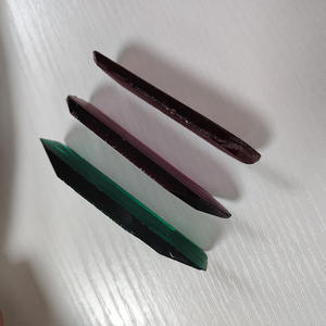 Esmeralda de Zambia cultivada en laboratorio, rubí en bruto, turmalina rosa, gemas sin cortar, materia prima para la elaboración de gemas sueltas. - Product Image 2