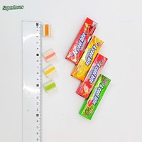 Chewing-gum fruité multicolore super fort, haleine fraîche longue durée, approvisionnement en vrac