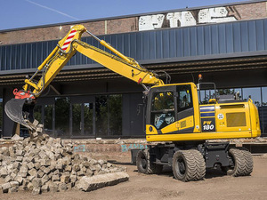 Excavadora de Ruedas PW180 de 123KW con Capacidad de Cucharón de 1,13 M, Motor de Alta Potencia, Bomba y Engranajes - Product Image 6