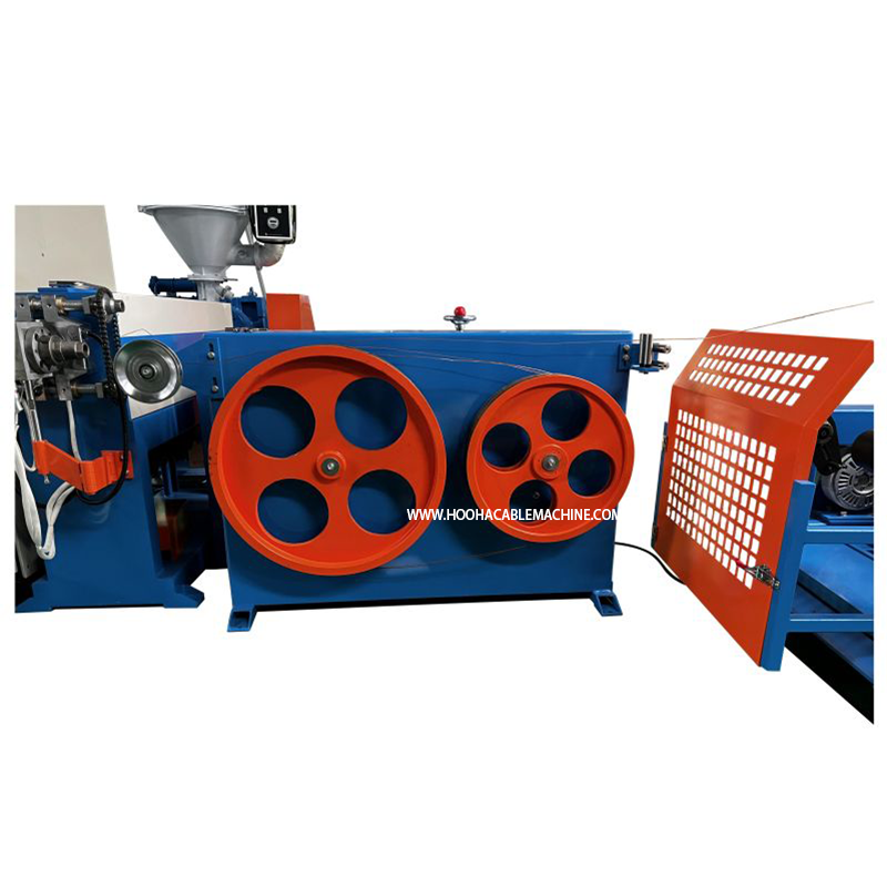 Customized Cable Making Machine , Double Layer Cable Extruder Machine