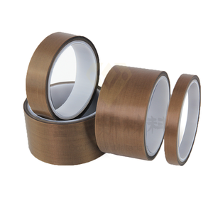 Máquina <span class=keywords><strong>selladora</strong></span> al vacío de PTFE gruesa resistente a altas temperaturas de 0,13/0,18 MM <span class=keywords><strong>cinta</strong></span> de tela de fibra de vidrio de silicona marrón <span class=keywords><strong>cinta</strong></span> de tela de vidrio - Product Image 4