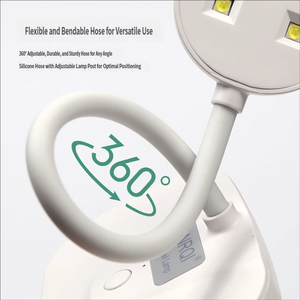 Nouvelle <span class=keywords><strong>lampe</strong></span> à ongles LED pliable sans fil rechargeable pour bureau, séchage rapide pour les pointes d'ongles et les faux ongles - Product Image 1