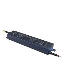Alimentation LED série YSD DS, étanche IP67, taille super compacte, driver LED mince 200W DC12V 24V 48V, garantie 5 ans
