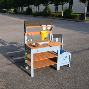 Cuisine en bois d'extérieur unisexe pour enfants avec un système d'eau fonctionnel - Product Image 5