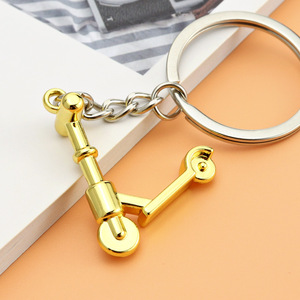 Alta calidad 3D monopatín encanto Metal lindo llavero para regalos Mini Multicolor personalizado niña niño niños Scooter llaveros - Product Image 5