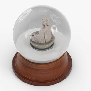 Estatua <span class=keywords><strong>Buda</strong></span> Snow Globe Recuerdo Regalos para Turista - Product Image 2