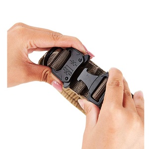 ソリッドパターン屋外トレーニング戦術犬の首輪ヘビーデューティーナイロン調整可能ペットの首輪リボン装飾パーソナライズ - Product Image 4