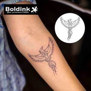 <span class=keywords><strong>Tatouage</strong></span> au stylo Jagua Boldink personnalisé, motif géométrique réaliste Phénix, résistant à l'eau, longue durée (2 semaines) - Product Image 4
