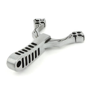 Fionda in metallo 8 fili lucidatura atletica all'aperto giocattolo nostalgico caccia atletica espulsione elastico fionda giocattoli - Product Image 3