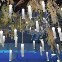 Nouveau Lustre LED en Acrylique à 10 Têtes en Forme de Fleur de Prunier pour Décoration de Plafond, Idéal pour Fêtes, Banquets et Salles d'Événements