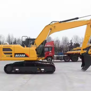 ماكينة جديدة لتحريك الأرض 21 طن 0.9cbm حفار متوسط SE205W مع ملحقات متنوعة متاحة - Product Image 5