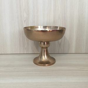 ชามดอกไม้โลหะเคลือบทองแดงอะลูมิเนียมสำหรับตกแต่งห้องนั่งเล่นงานปาร์ตี้คริสต์มาส - Product Image 2