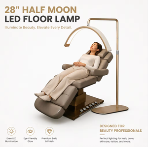 Lampe de beauté réglable pour salon, lampe LED pour extensions de cils, lumière demi-lune pour studio de cils, ongles et PMU, lifting des cils - Product Image 2