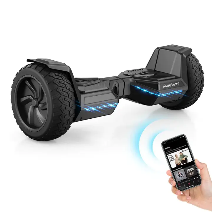 Ihoverboard uk warehouse H8 8.5 inch wheels smart hover board with led music play self balance scooter