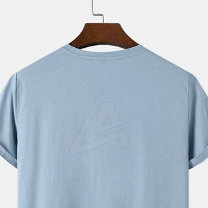 Precio bajo Ropa de verano Camisetas en blanco para hombres Camisetas de manga corta para hombres Camisetas de cuello redondo - Product Image 6