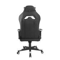 Chaise de bureau ergonomique à dossier haut avec roulettes de 60 mm, chaise de bureau pivotante et chaise de jeu
