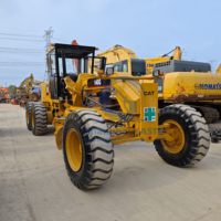 Niveleuse CAT140G d'occasion de qualité supérieure, bien entretenue, type à roues CAT, niveleuse à moteur CAT 140G d'occasion à Shanghai