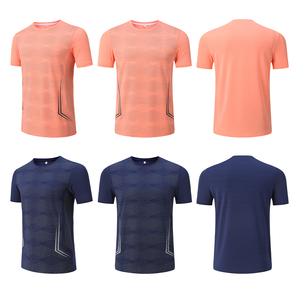 T-shirt de course à séchage rapide pour homme, haut de sport fitness, t-shirt d'entraînement de gym respirant, vêtements de sport décontractés pour le jogging - Product Image 3