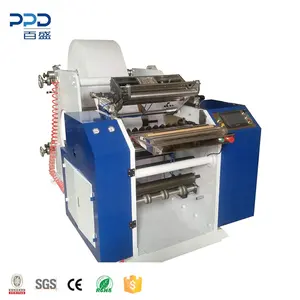 Pos Paper Machine Price PPD-PRTG01 Auto 2 Ply Thermal FAX /ATM /POS Report Paper Roll Slitting Rewinding Machine