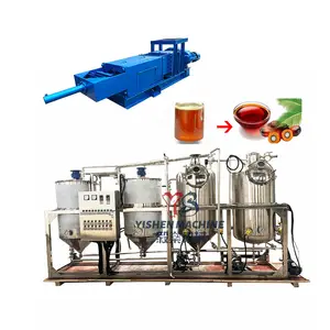 Sunflower seeds palm oil pressing to refinery plant vegetable oil press line oil refining machine