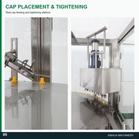 Machine automatique de remplissage et de bouchage de sachets à bec verseur pour jus, boissons, lait, sauces et détergents