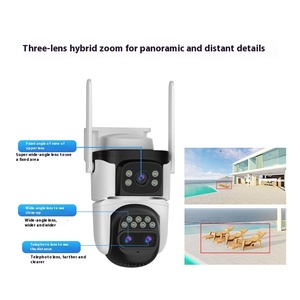 Cámaras de seguridad para exteriores con vistas duales de fábrica WIFI <span class=keywords><strong>Smart</strong></span> Home 10X Zoom Dome Bullet Linkage Monitoreo Solar CCTV PTZ - Product Image 3