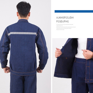 Zixi 2023 New Workwear for <b>Construction</b> Sites and Gas Stations - Denim Uniforms - Factory Direct Shipping - Wear-resistant - Product Image 3