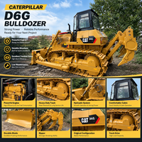 Bulldozer CAT D6G d'occasion, Caterpillar D6 d'occasion à faible nombre d'heures de fonctionnement avec ripper pour le défrichement et le nivellement des terrains