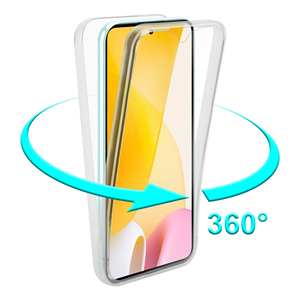 Funda completa de TPU suave para <span class=keywords><strong>Xiaomi</strong></span> <span class=keywords><strong>12</strong></span> <span class=keywords><strong>lite</strong></span>, 360 grados - Product Image 4