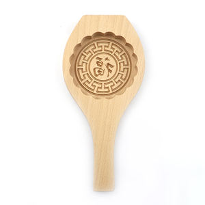 Stampo in Legno Vintage per Mooncake Cinese Antico, Decorazione in Legno per Dolci e Pane - Product Image 3