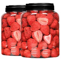 Groene Gefreeze-droogde Groothandel Aziatische Snacks Gefreeze-droogd Fruit 1000g Gefreeze-droogde Aardbeien Chinese Snacks