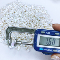 7-12mm naturel eau douce Keshi baroque perle blanc pétale perles en vrac semi-fini de haute qualité pour bijoux à bricoler soi-même