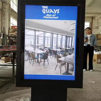 Caja de luz para publicidad, tablero de aluminio moderno para publicidad en carretera, con mupi de doble cara, ilumina tu marca